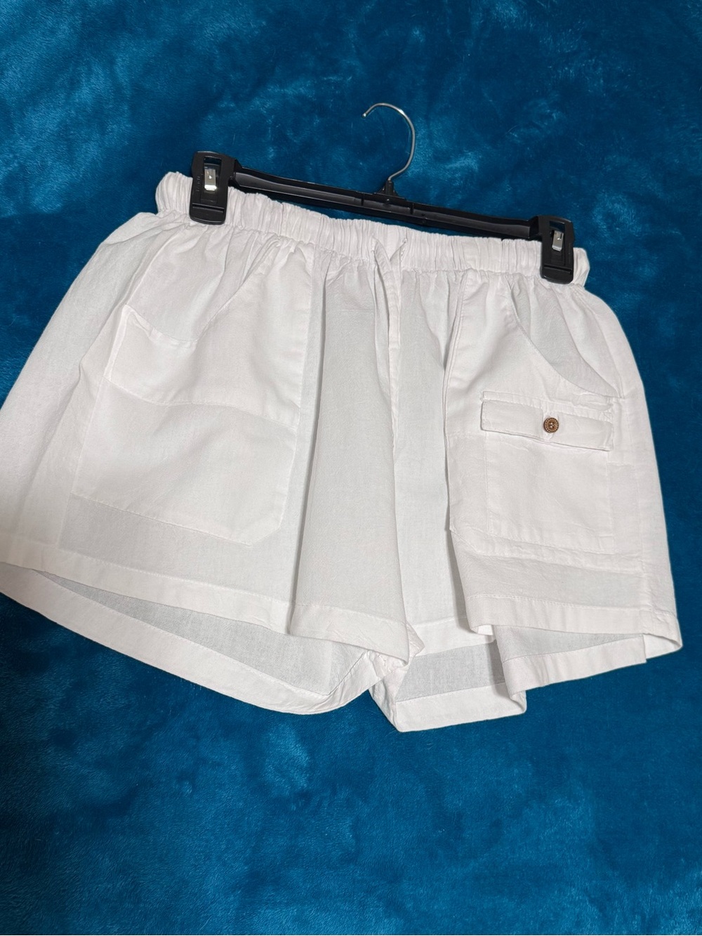 Blanco, Women’s White elastic band resort/casual  shorts
